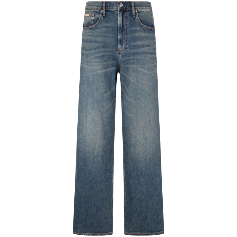 CALVIN KLEIN  Vintage Loose Fit Wide-Leg Jeans Light Blue Denim. J327355 圖 2