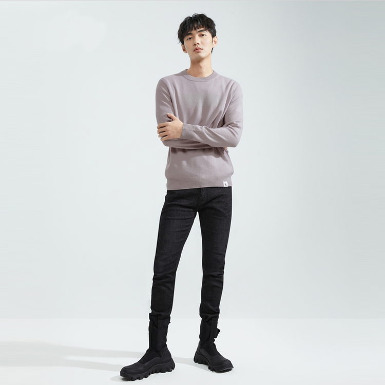 CALVIN KLEIN  Warm Cashmere Tapered Stretch Denim Jeans Casual Wear J324372 圖 3