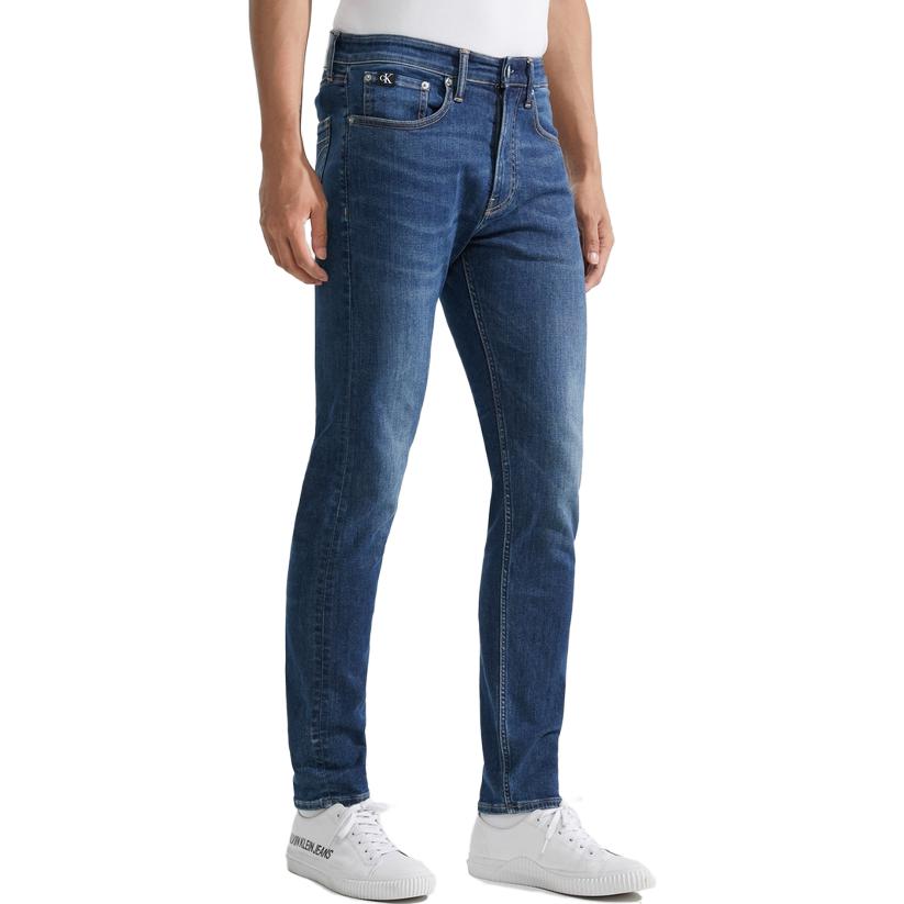 Calvin Klein  Washed Denim Jeans Simple Patch Casual Style Spring/Fall. J324351 圖 3