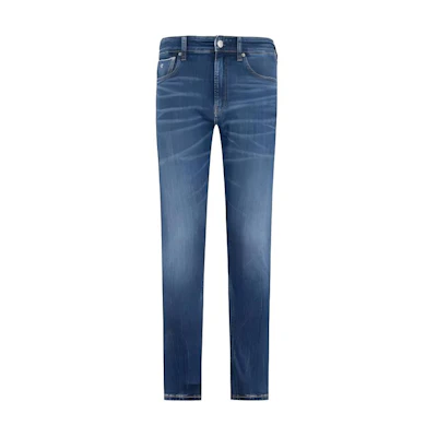 Calvin Klein Washed Stretch Tapered Denim Jeans in Blue. J324360-1BJ