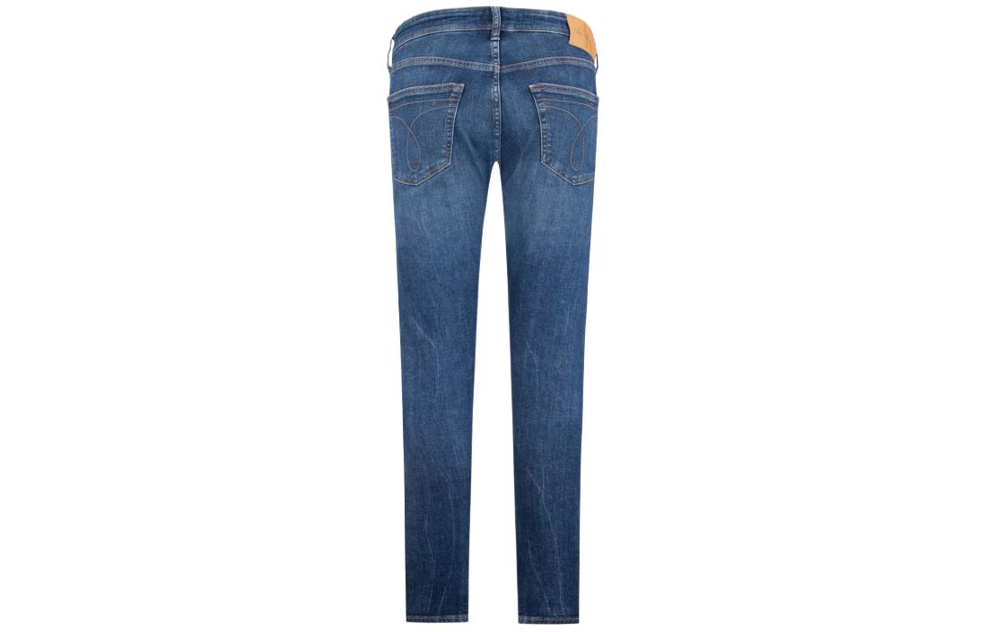 Lookbook Calvin Klein 藍色洗舊彈性修身牛仔褲 J324360-1BJ