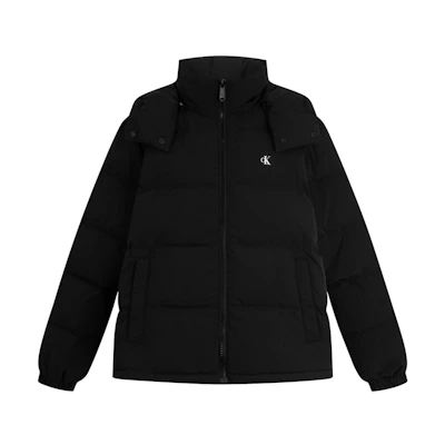 Calvin Klein Waterproof Down Hooded Jacket for Casual and Commuter Use J326807