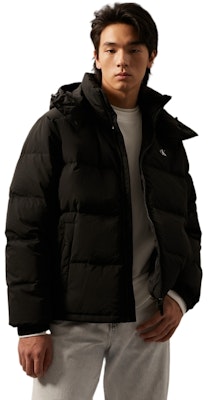 Calvin Klein Waterproof Down Hooded Jacket for Casual and Commuter Use J326807 1