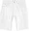 Buy CALVIN KLEIN White Solid Casual Comfort Denim Shorts. J325422-1AA