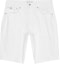 Order CALVIN KLEIN White Solid Casual Comfort Denim Shorts. J325422-1AA