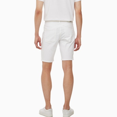 CALVIN KLEIN White Solid Casual Comfort Denim Shorts. J325422-1AA Purchase CALVIN KLEIN White Solid Casual Comfort Denim Shorts. J325422-1AA