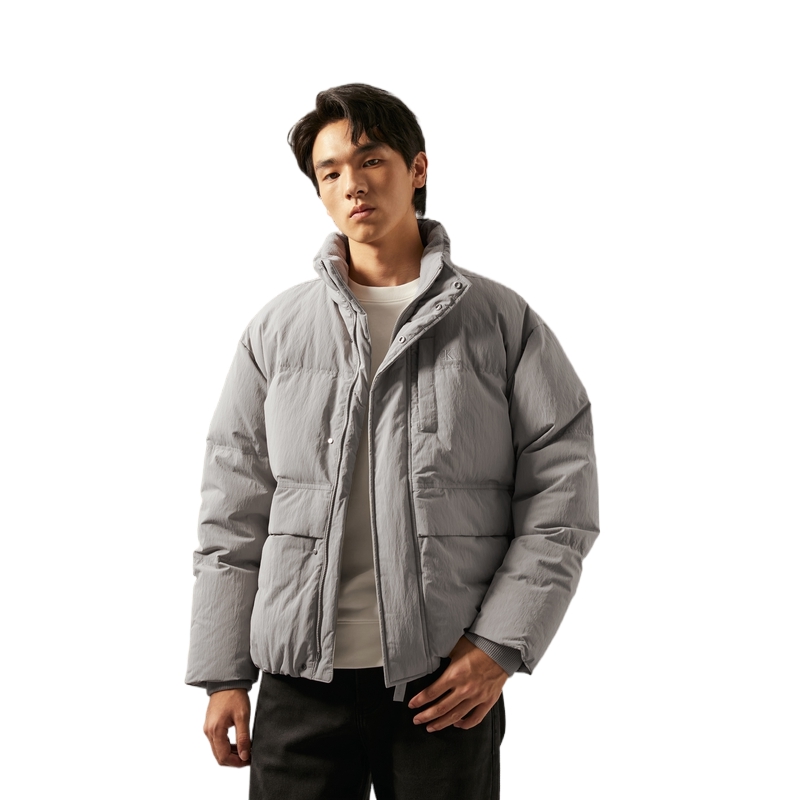 Shop CALVIN KLEIN Jaket Down Tahan Angin & Air Boleh Lipat J326605