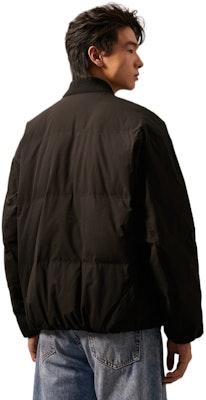 Calvin Klein Windproof Waterproof Down Jacket with Baseball Collar J326657 Purchase Calvin Klein Windproof Waterproof Down Jacket with Baseball Collar J326657