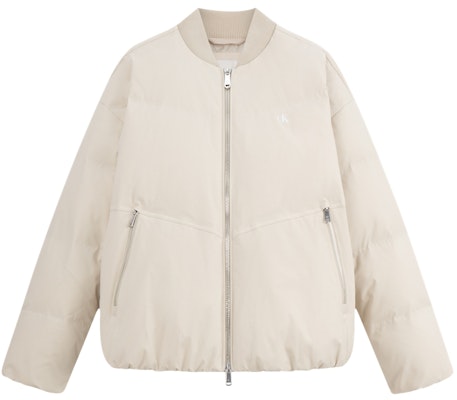 Calvin Klein Windproof Waterproof Down Jacket with Baseball Collar J326657 Details for Calvin Klein Windproof Waterproof Down Jacket with Baseball Collar J326657