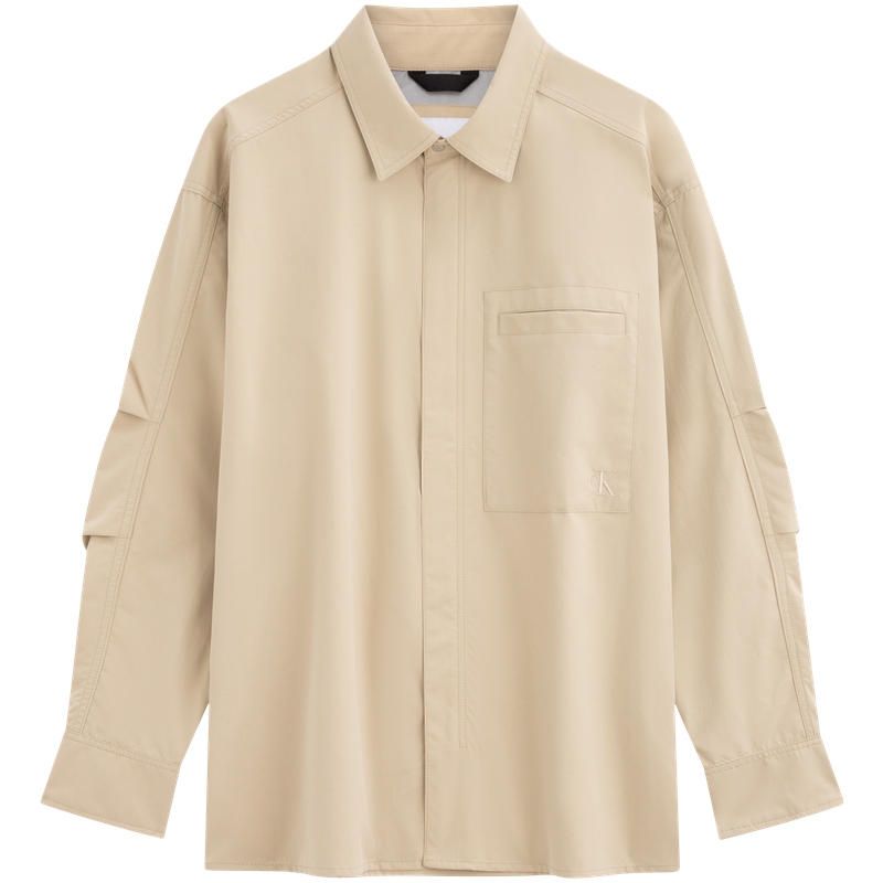 Order CALVIN KLEIN Jaket Kemeja Outdoor Tahan Angin dan Air Loose-Fit J325879