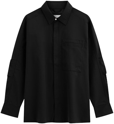 CALVIN KLEIN Jaket Kemeja Outdoor Tahan Angin dan Air Loose-Fit J325879 Details for CALVIN KLEIN Jaket Kemeja Outdoor Tahan Angin dan Air Loose-Fit J325879