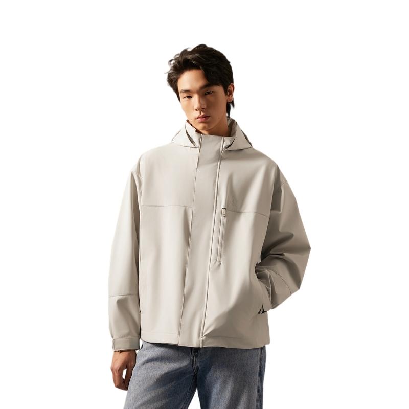 Shop CALVIN KLEIN Jaket Luar Tahan Angin & Air Gaya Santai J326600