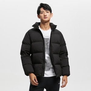 CALVIN KLEIN Jaket Puffer Winter Cetakan Huruf untuk Lelaki J318158_1 Sizing CALVIN KLEIN Jaket Puffer Winter Cetakan Huruf untuk Lelaki J318158_1