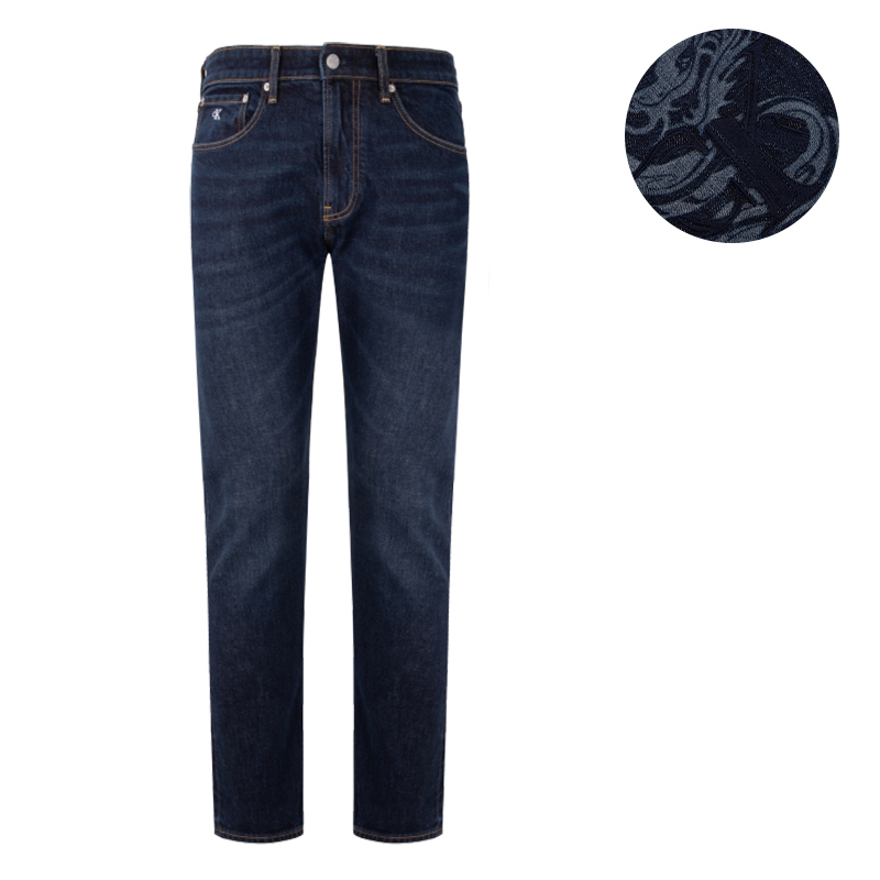 Calvin Klein  Year of the Dragon Tapered Fit Dark Blue Jeans J324907 圖 2