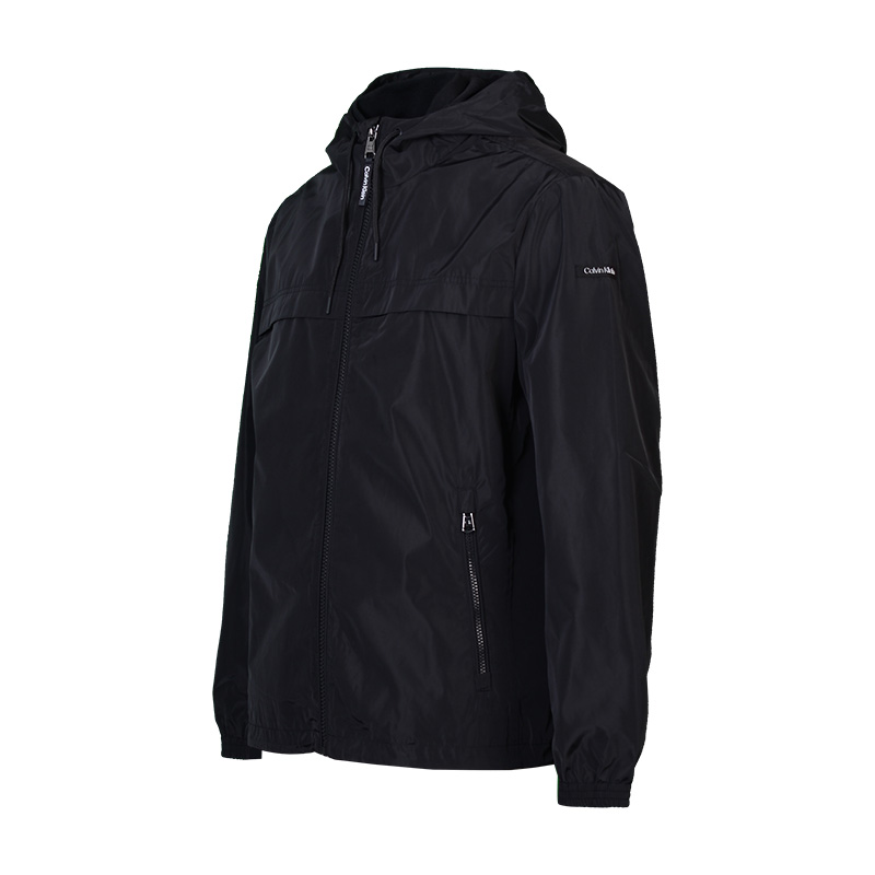 Purchase カルバン・クライン アメリカン 防水ジップフーディージャケット 背面ロゴ付き CM330137