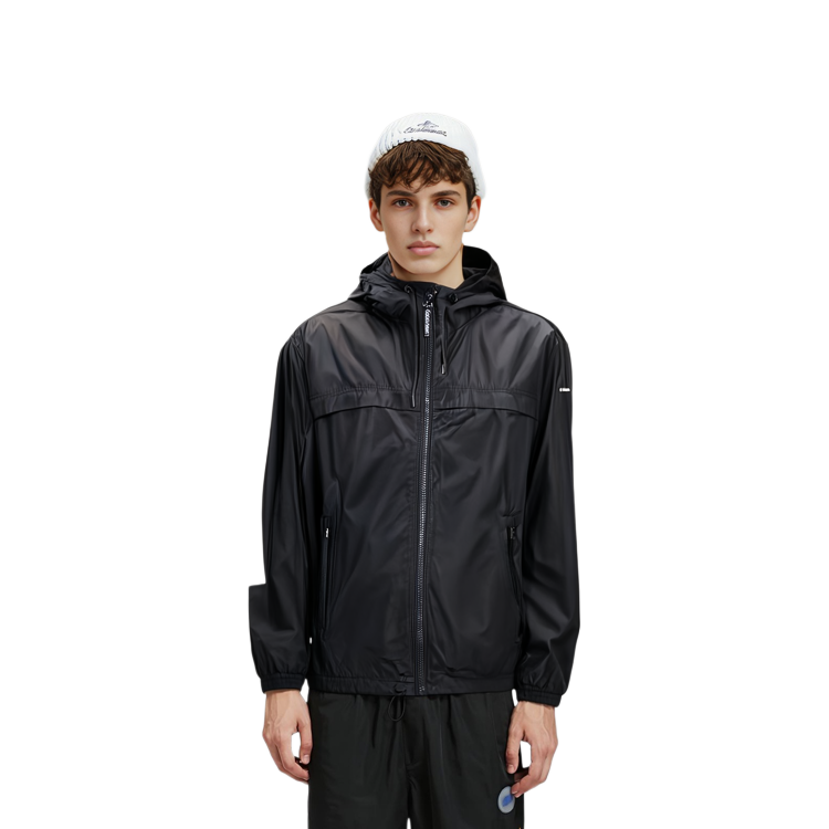 Details for カルバン・クライン アメリカン 防水ジップフーディージャケット 背面ロゴ付き CM330137