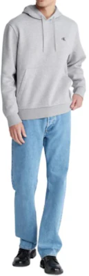 Calvin Klein 復刻標誌抽繩連帽衫 英雄灰麻色 40QP906-020 Buy Calvin Klein 復刻標誌抽繩連帽衫 英雄灰麻色 40QP906-020