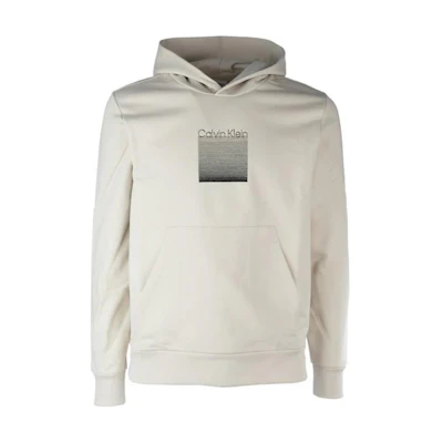 Calvin Klein Beige Printed Slim-Fit Hoodie Long Sleeve K10K113087-ACE