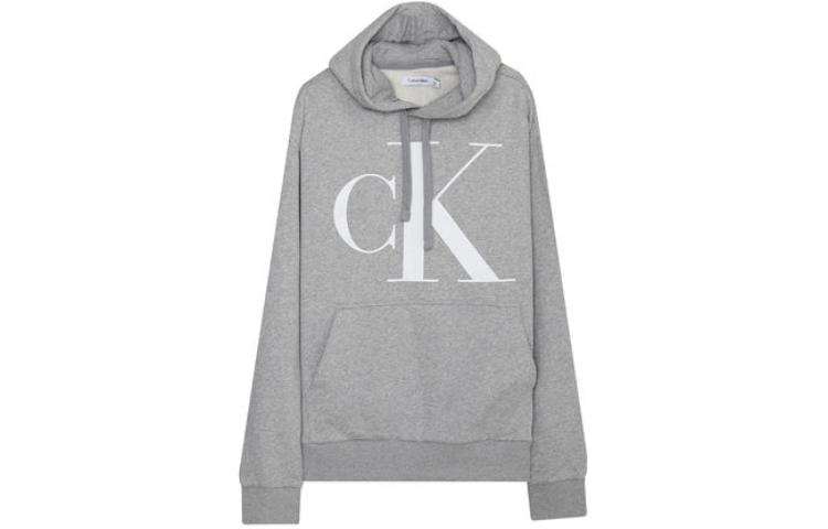 Calvin Klein Big Logo Graphic Hoodie Grey 40JM835-030
