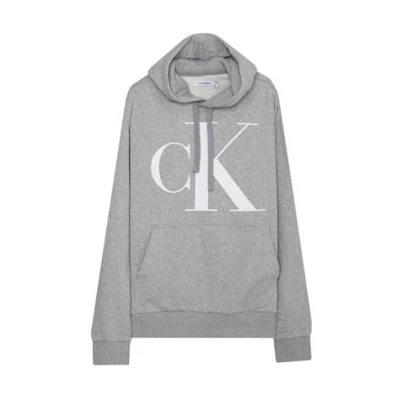 Calvin Klein Big Logo Graphic Hoodie Grey 40JM835-030