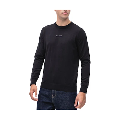 Calvin Klein Black Casual Crewneck Long-Sleeve Sweatshirt J30J318232BEH