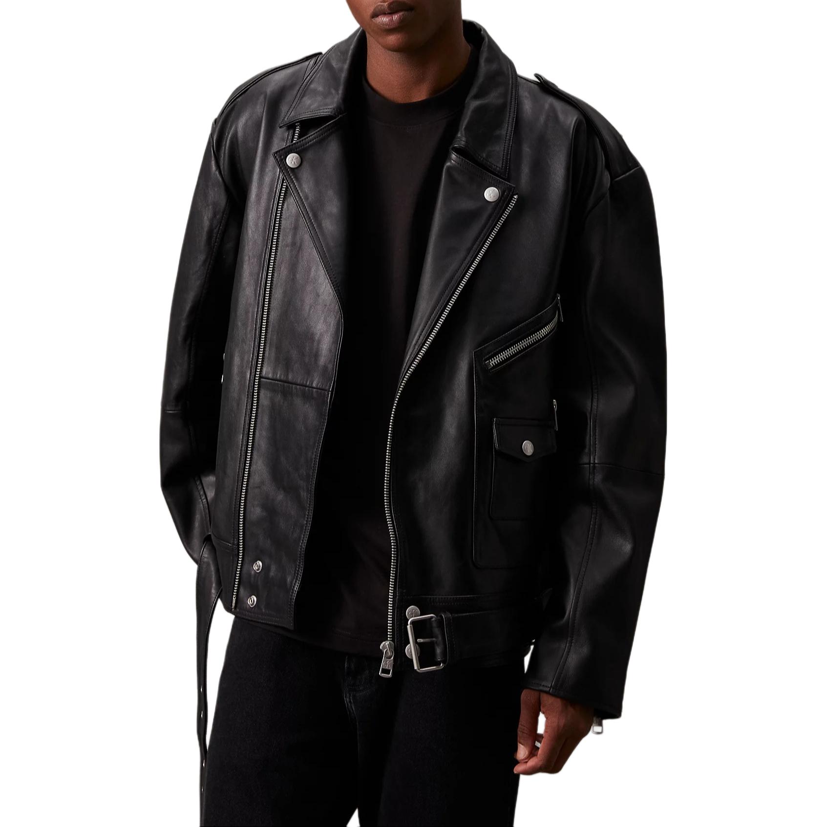 Calvin Klein Black Casual Zip-Up Long Sleeve Jacket European Edition J30J325600-BEH