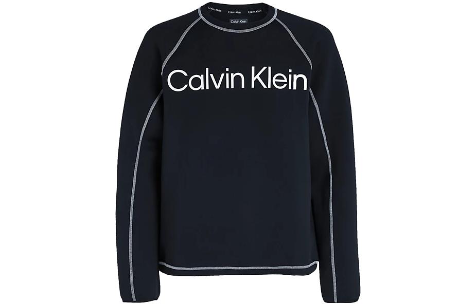 Calvin Klein Black Crewneck Logo Sweatshirt Long Sleeve 00GMF3W317-BAE