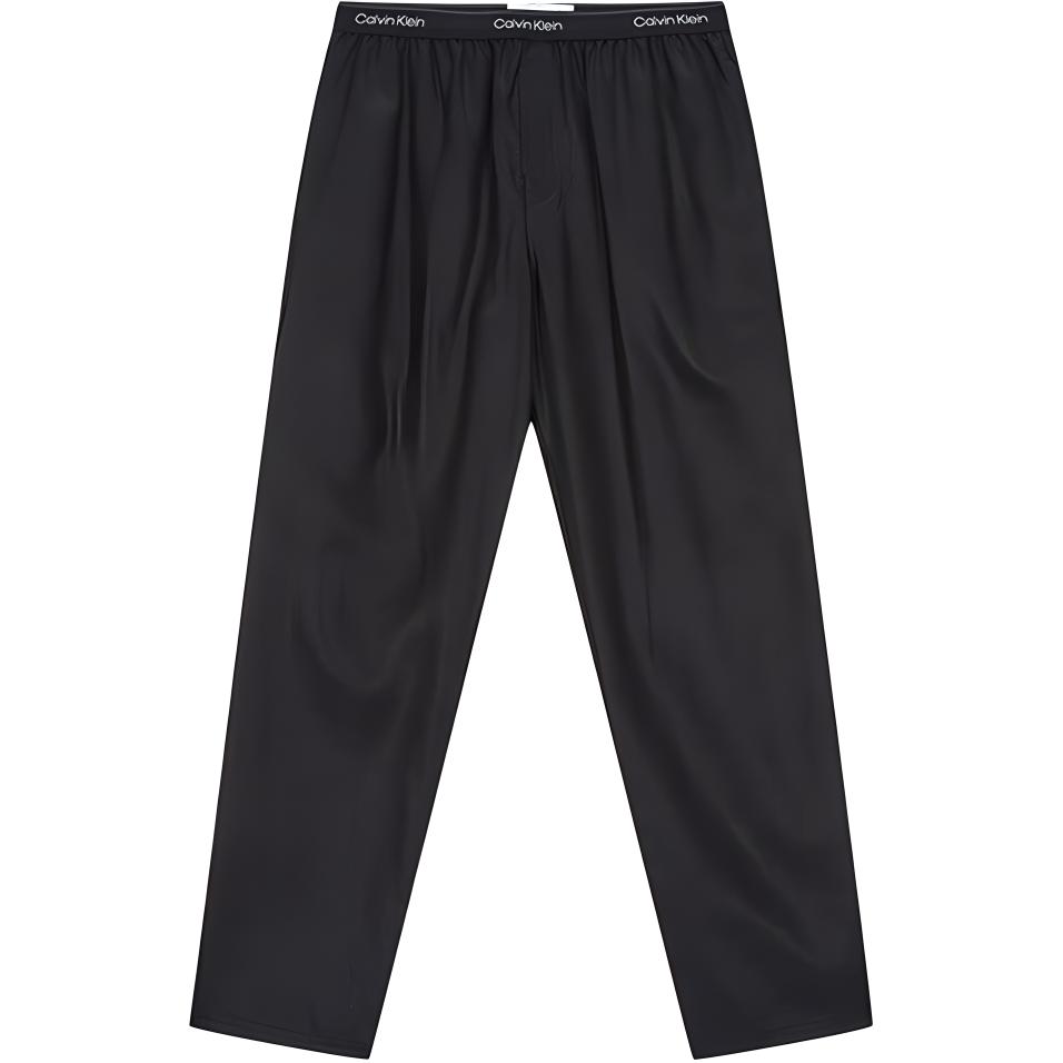 Calvin Klein Black Elastic Mid-Rise Comfortable Lounge Pants NM1822-UB1