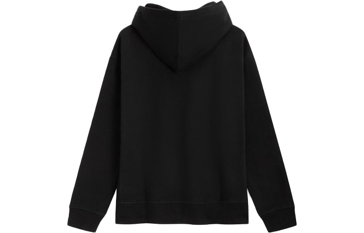 Lookbook Calvin Klein 黑色刺绣羊毛套头连帽衫 40HM256-002