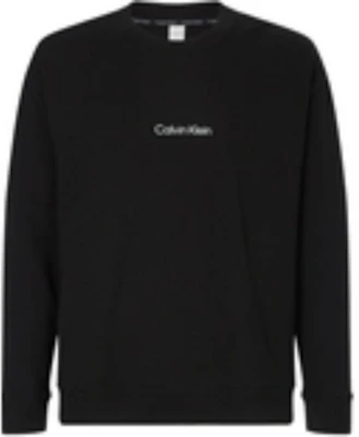 Calvin Klein Black Jacquard Lettering Long Sleeve Sweatshirt for Men 000NM2172E-UB1 Buy Calvin Klein Black Jacquard Lettering Long Sleeve Sweatshirt for Men 000NM2172E-UB1