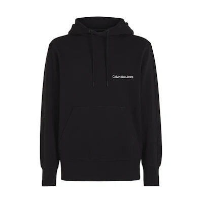 Calvin Klein Black Logo Hoodie Oversized Fit Long Sleeve Sweater J30J324620-BEH