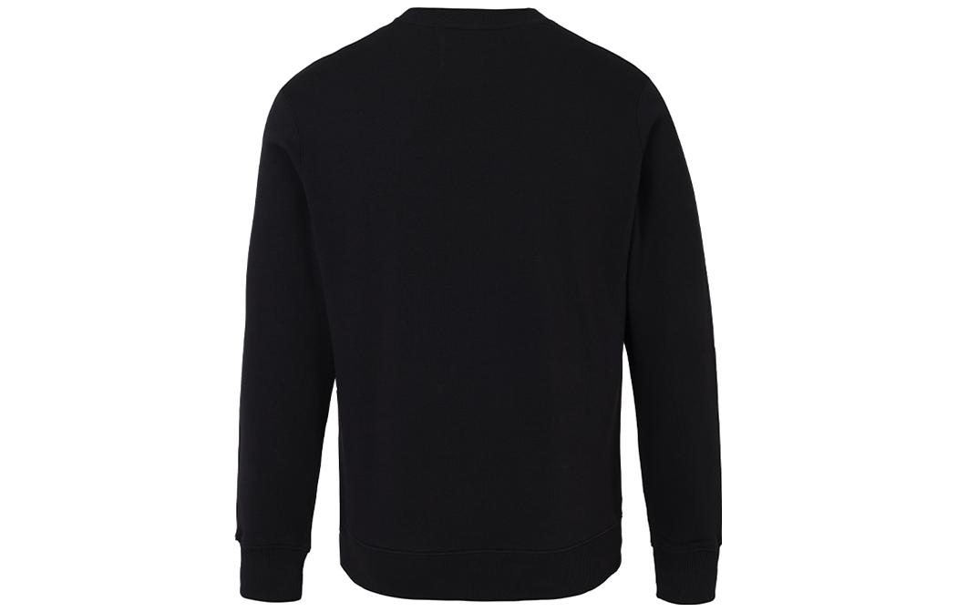 Lookbook Calvin Klein黑色标志印花宽松长袖圆领卫衣 J30J320903-BEH