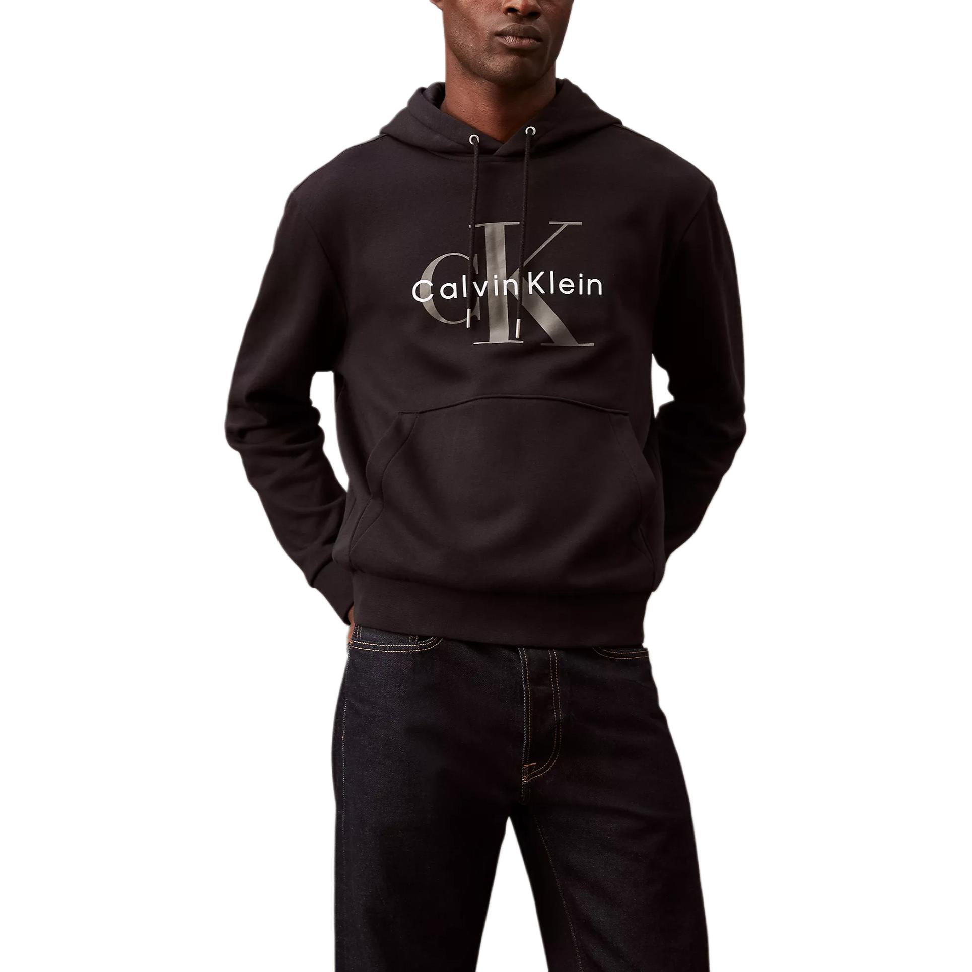 Calvin Klein Black Logo Pullover Hoodie 40BM800-001