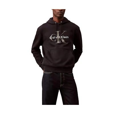 Calvin Klein Black Logo Pullover Hoodie 40BM800-001