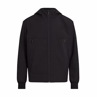 Calvin Klein Black Loose-Fit Zip-Up Hoodie Jacket K10K111026-BEH