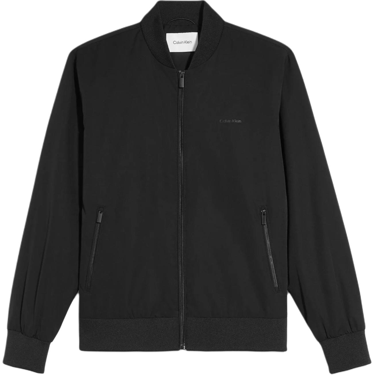 Order Calvin Klein黑色简约防风拉链飞行夹克 81FP512-001