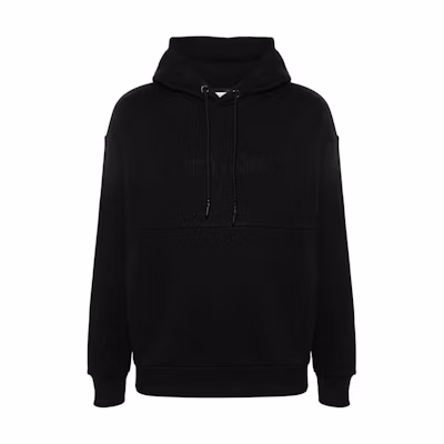 Calvin Klein Black Pullover Hoodie with Drawstring K10K112726-BEH