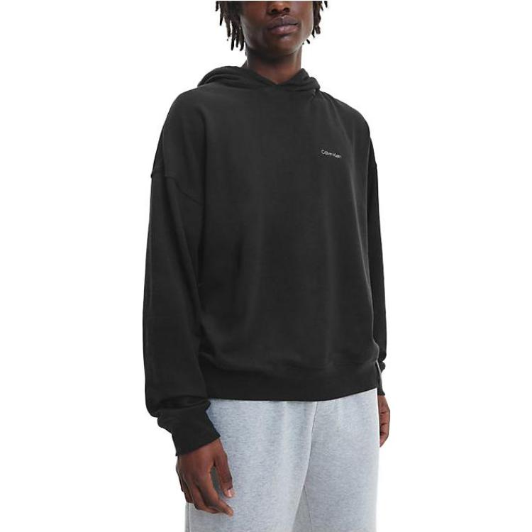 Purchase Calvin Klein 黑色標誌印花套頭運動衫 000NM2301E-UB1