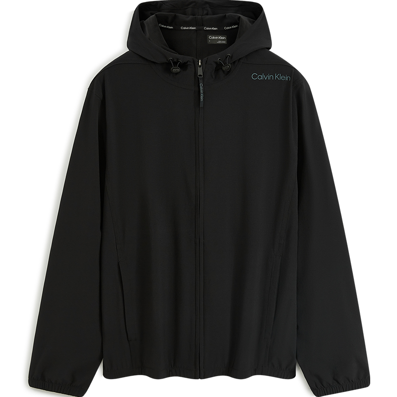 Calvin Klein Black Quick-Dry Breathable Hooded Running Jacket 4MS3O502001