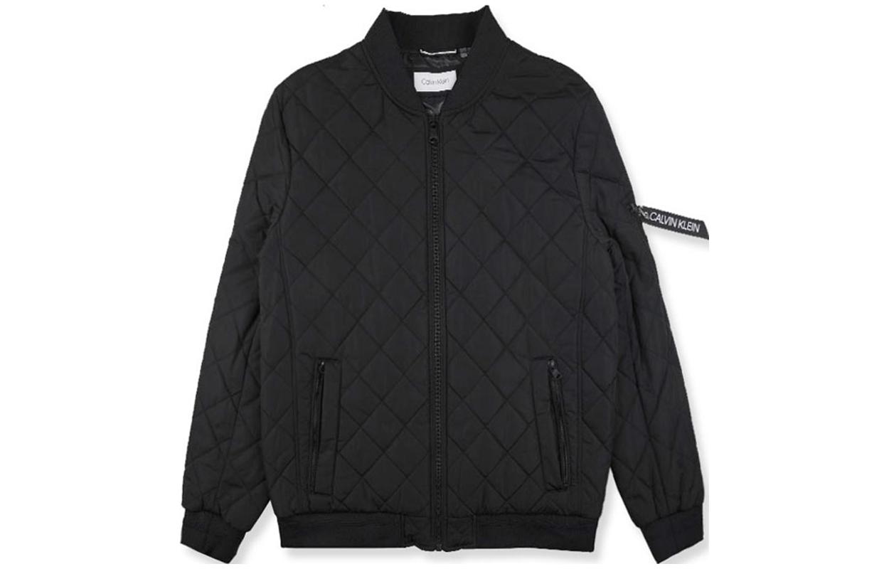 Calvin Klein Black Quilted Zip Jacket 1419093