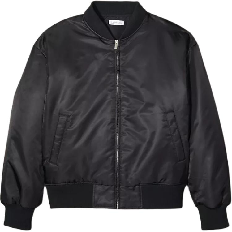 Calvin Klein Black Relaxed Fit Casual Zip-Up Jacket 40QP533-001