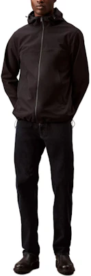 卡尔文克莱因黑色软壳长袖连帽夹克外套 40BM527-001 Order 卡尔文克莱因黑色软壳长袖连帽夹克外套 40BM527-001