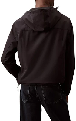 卡尔文克莱因黑色软壳长袖连帽夹克外套 40BM527-001 Lookbook 卡尔文克莱因黑色软壳长袖连帽夹克外套 40BM527-001