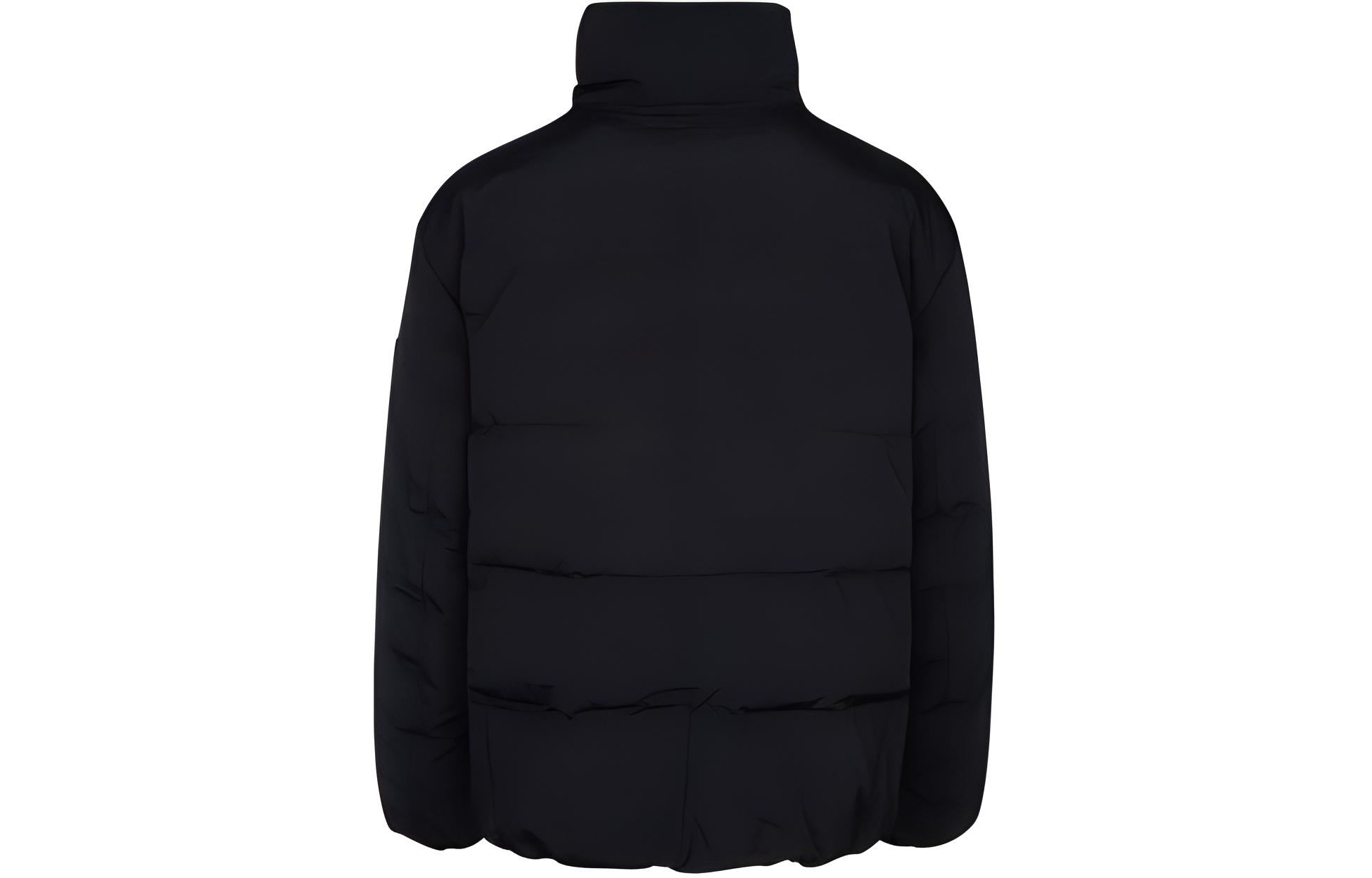 Calvin Klein Black Solid Color Zip-Up High Neck Jacket K10K111882-BEH