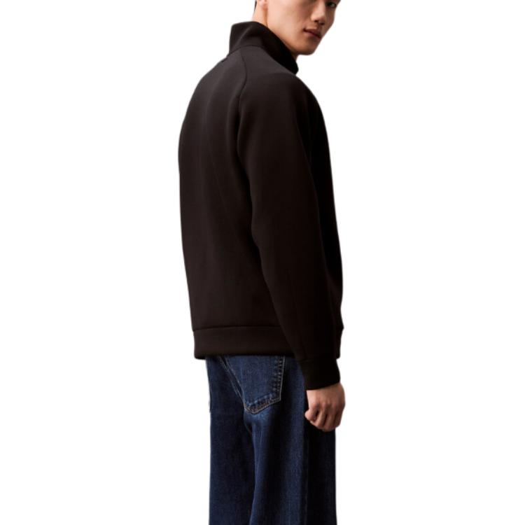 Lookbook Calvin Klein 黑色高领插肩袖夹克 40EM216-BAE