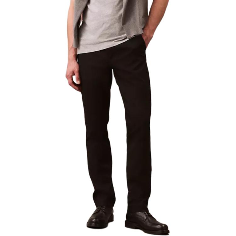 Calvin Klein Black Stretch Zipper Casual Pants - Stylish and Comfortable 40VM630057-010