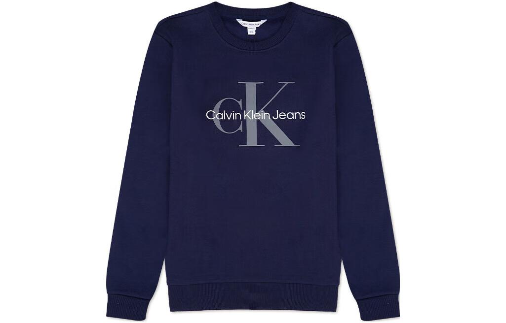 Calvin Klein Blue Crewneck Logo Print Casual Sweatshirt 41VP875-417
