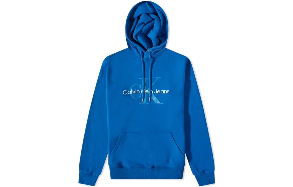 Calvin Klein Blue Hooded Long-Sleeve Sweatshirt J30J320805C3B