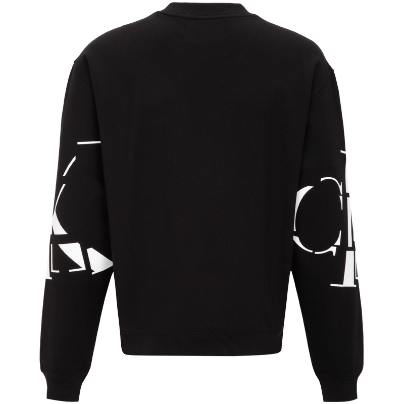 Calvin Klein Bold Logo Print Crewneck Sweatshirt Black J321659 圖 3