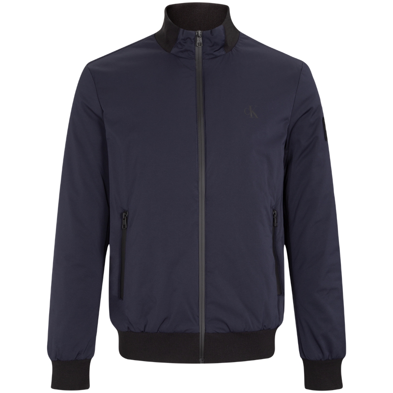 Calvin Klein Casual Classic Collar Jacket Navy Blue  Outerwear J323062-CHW